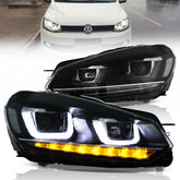 VLAND LED Headlights For 2009-2014 Volkswagen Golf 6 MK6 Australia